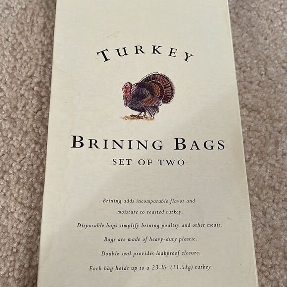 TURKEY BRINGING BAGS SET OF TWO - Picture 2 of 7